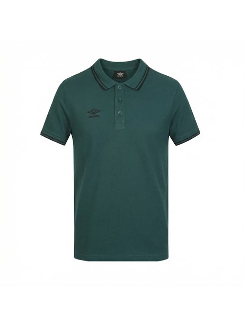 Polo homme bicolore en coton pique avec logo brodé 806450 umbro - Kiabi