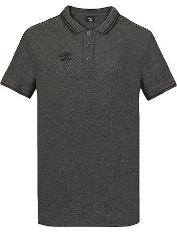 Polo homme bicolore en coton pique avec logo brodé 806451 umbro