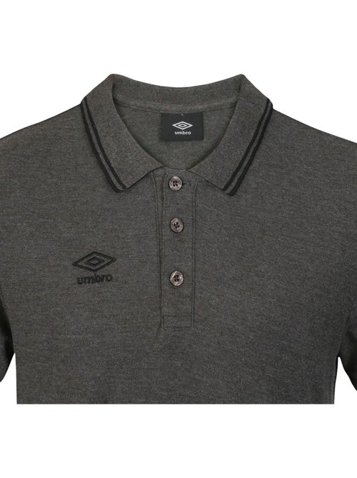 Polo homme bicolore en coton pique avec logo brodé 806451 umbro - Kiabi