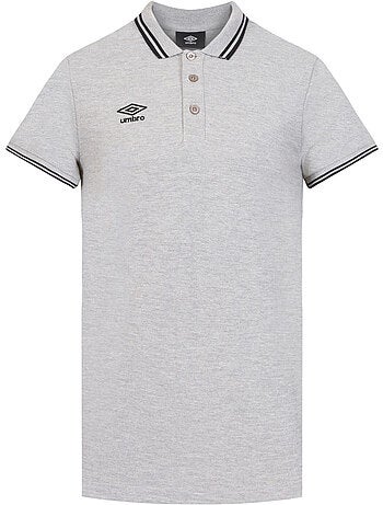 Polo homme bicolore en coton pique avec logo brodé 806451 umbro