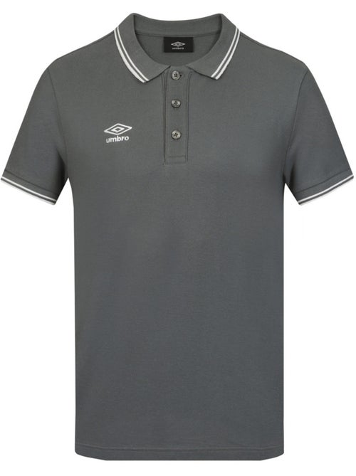 Polo homme bicolore en coton pique avec logo brodé 806451 umbro - Kiabi