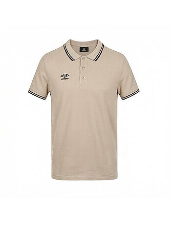 Polo homme bicolore en coton pique avec logo brodé 806451 umbro