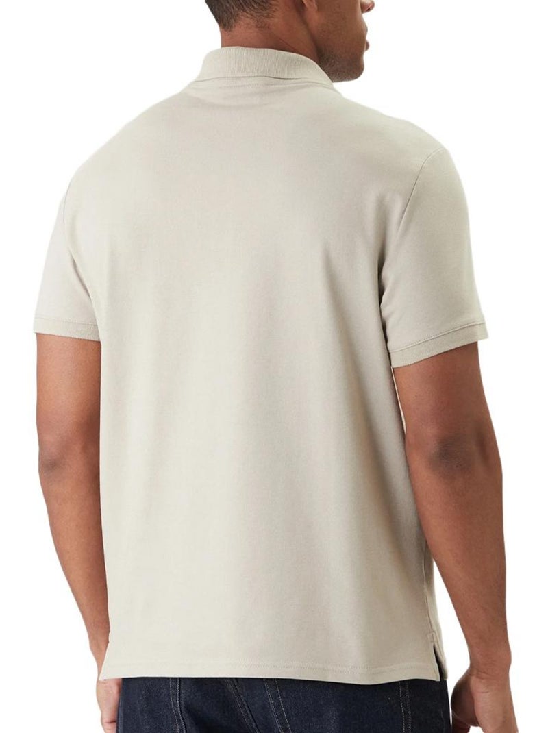 Polo Homme Calvin Klein Jeans Beige - Kiabi