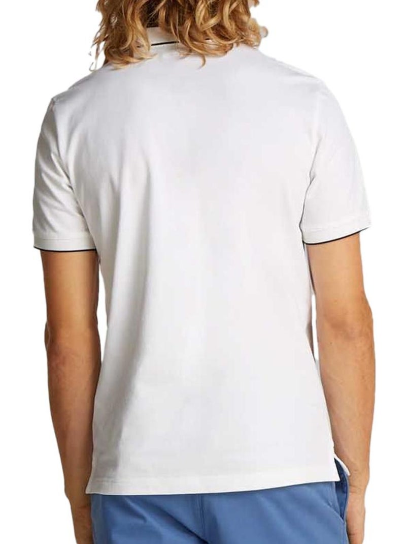 Polo Homme Calvin Klein Jeans Blanc - Kiabi