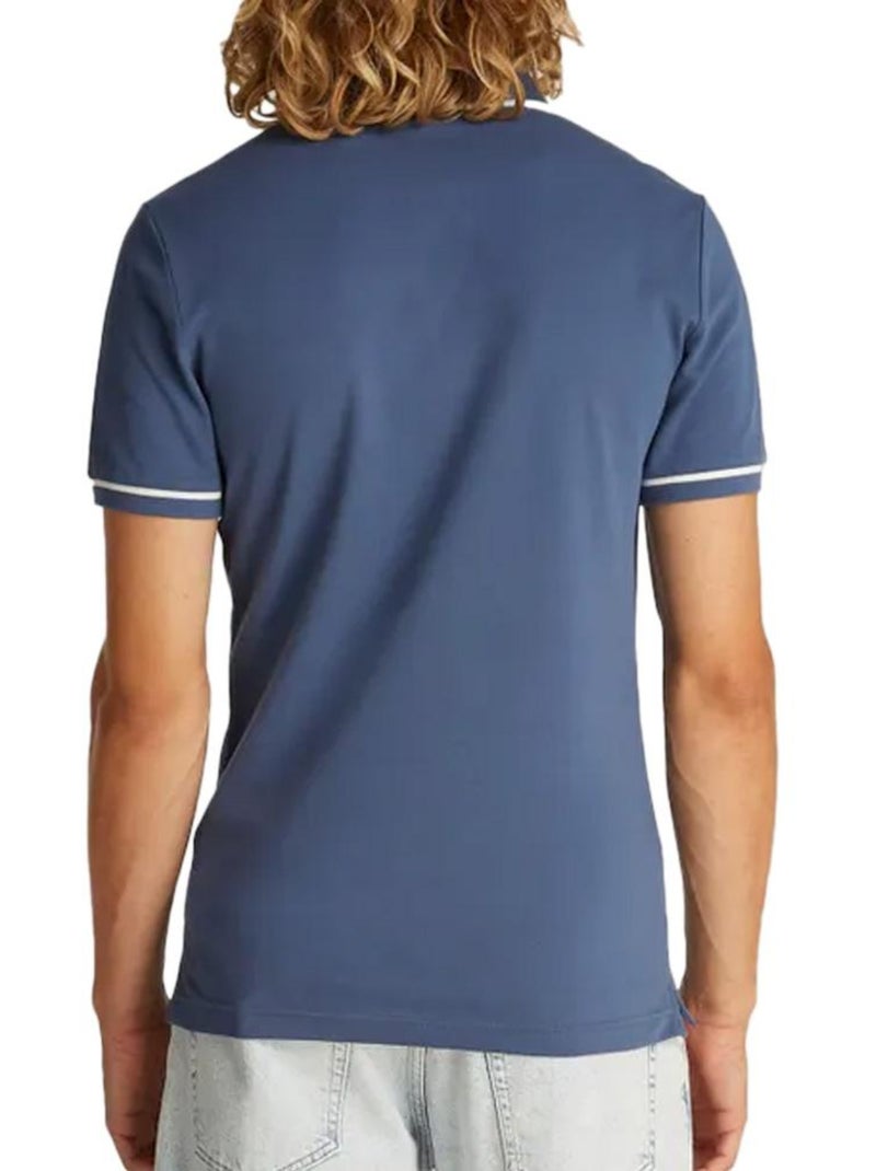 Polo Homme Calvin Klein Jeans Bleu gris - Kiabi