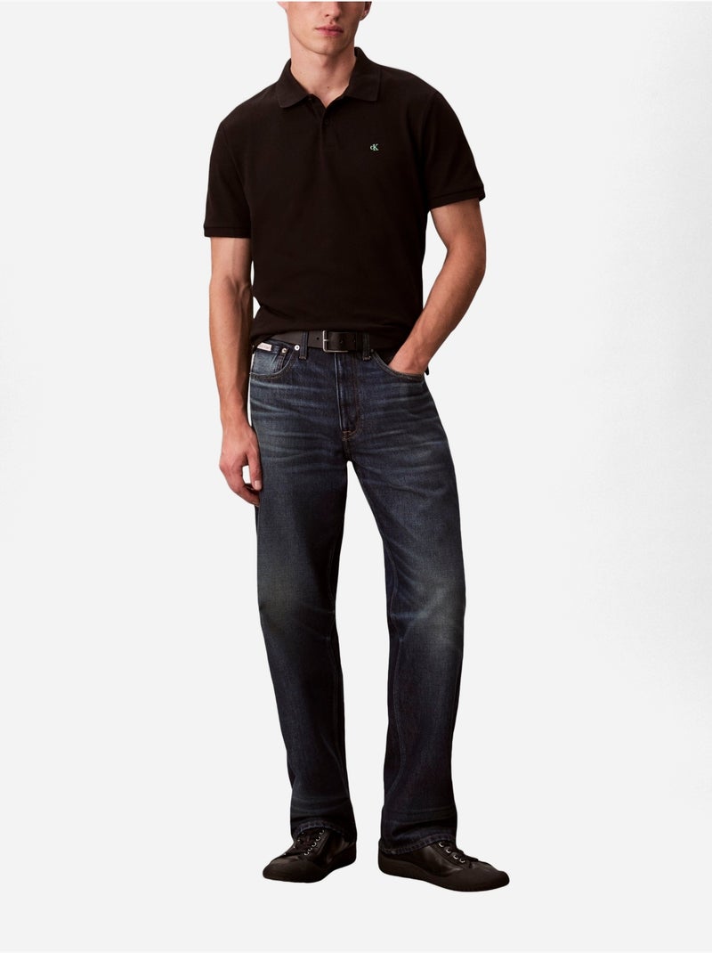 Polo Homme Calvin Klein Jeans Noir - Kiabi