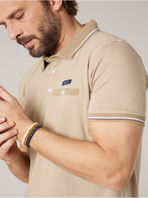 Polo homme en 100% coton 'Deeluxe' - Kiabi