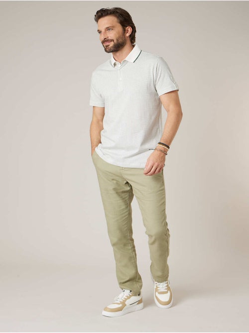 Polo homme en 100% coton 'Deeluxe' - Kiabi