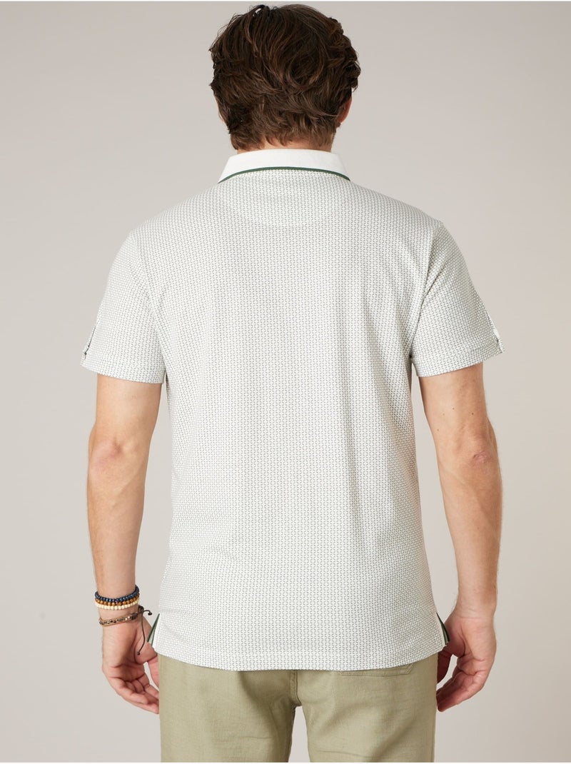 Polo homme en 100% coton 'Deeluxe' Ecru - Kiabi