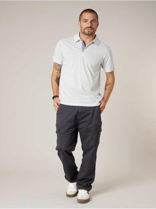 Polo homme en 100% coton 'Deeluxe' - Kiabi