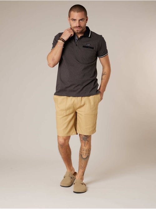 Polo homme en 100% coton 'Deeluxe' - Kiabi