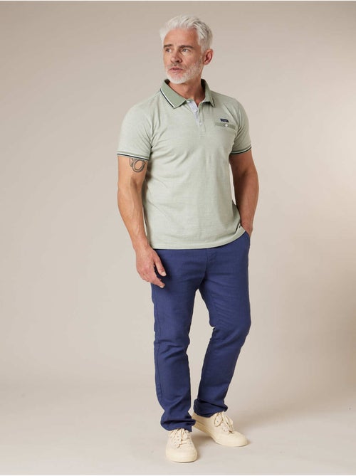 Polo homme en 100% coton 'Deeluxe' - Kiabi