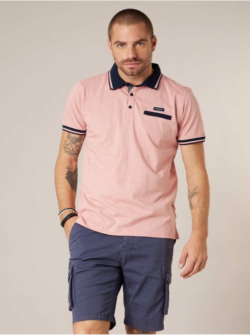 Polo homme en 100% coton 'Deeluxe' - Kiabi