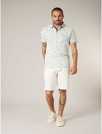 Polo homme en 100% coton effet flammé 'Deeluxe'