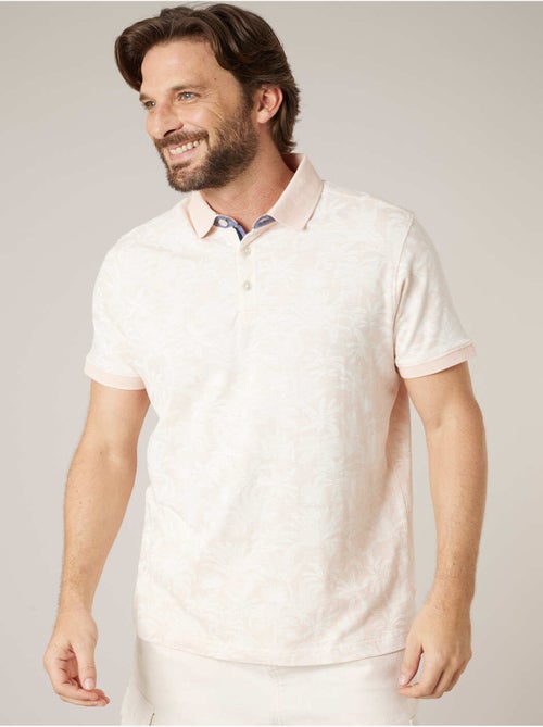 Polo homme en 100% coton effet flammé 'Deeluxe' - Kiabi