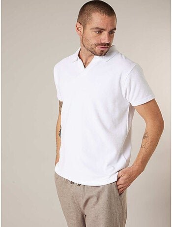 Polo homme en 100% coton éponge 'Deeluxe'