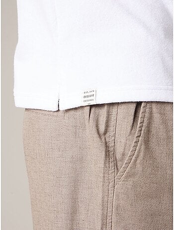 Polo homme en 100% coton éponge 'Deeluxe'