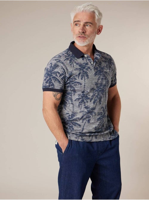 Polo homme en 100% jersey coton 'Deeluxe' - Kiabi