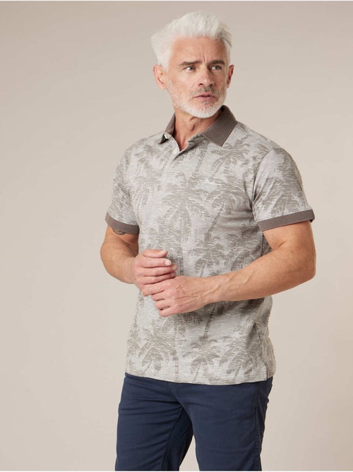 Polo homme en 100% jersey coton 'Deeluxe' - Kiabi