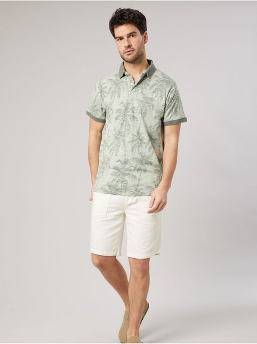 Polo homme en 100% jersey coton 'Deeluxe' - Kiabi