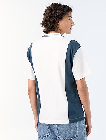 Polo homme en coton à manches courtes