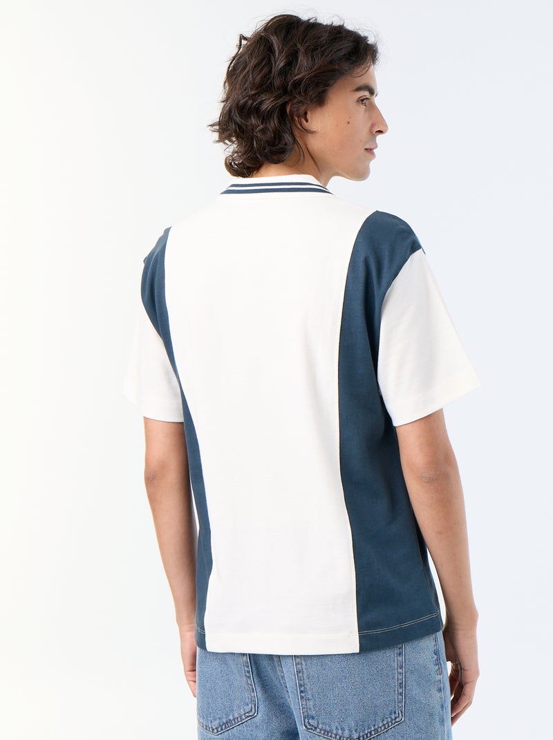 Polo homme en coton à manches courtes Blanc - Kiabi