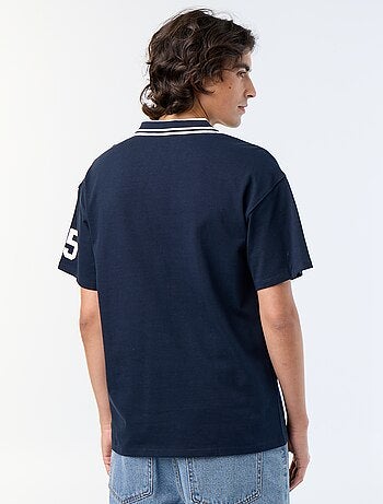 Polo en coton à manches courtes pour homme