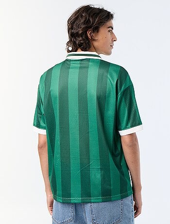 Polo homme en coton à motifs fantaisie