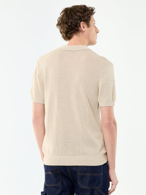 Polo homme en coton - Kiabi