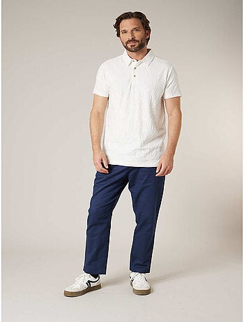 Polo homme en coton stretch 'Deeluxe'