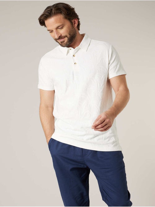 Polo homme en coton stretch 'Deeluxe' - Kiabi