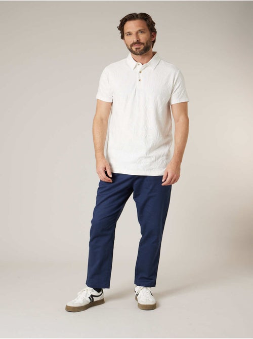 Polo homme en coton stretch 'Deeluxe' - Kiabi