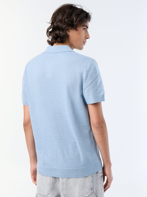 Polo homme en coton uni à manches courtes - Kiabi Polo homme en coton uni à manches courtes - Kiabi