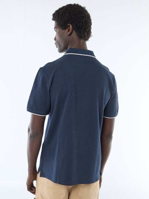 Polo Homme en coton uni à manches courtes - Kiabi Polo Homme en coton uni à manches courtes - Kiabi