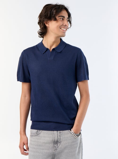 Polo homme en coton uni - Kiabi Polo homme en coton uni - Kiabi