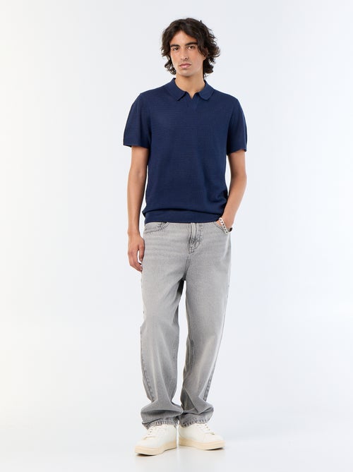 Polo homme en coton uni - Kiabi Polo homme en coton uni - Kiabi