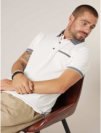 Polo homme en jersey de coton 'Deeluxe'