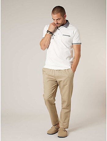 Polo homme en jersey de coton 'Deeluxe'