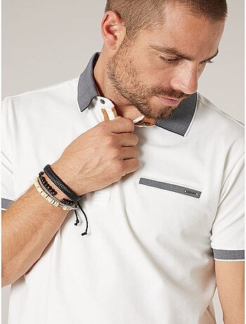 Polo homme en jersey de coton 'Deeluxe'