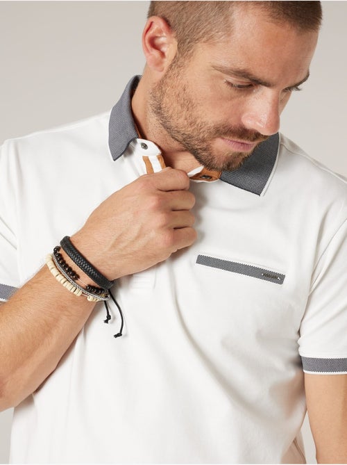 Polo homme en jersey de coton 'Deeluxe' - Kiabi