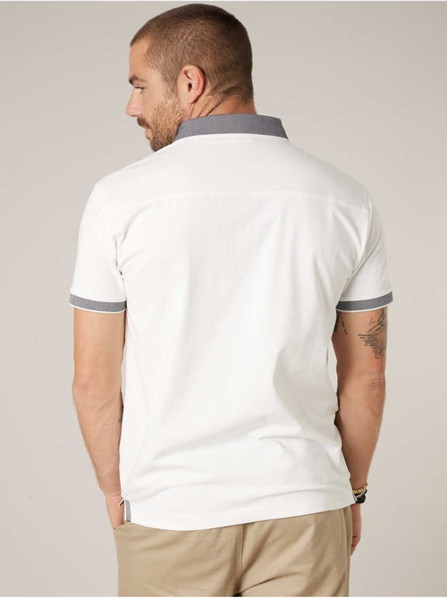 Polo homme en jersey de coton 'Deeluxe' - Kiabi