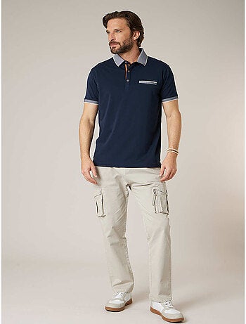 Polo homme en jersey de coton 'Deeluxe'