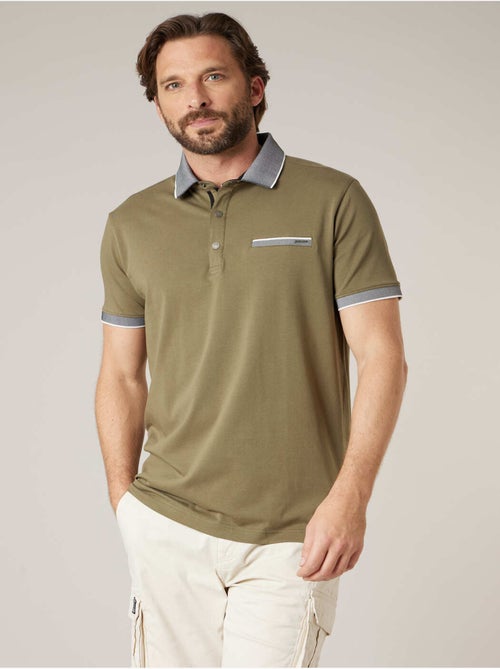 Polo homme en jersey de coton 'Deeluxe' - Kiabi