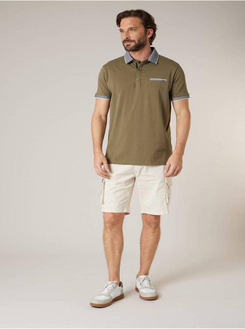Polo homme en jersey de coton 'Deeluxe' - Kiabi