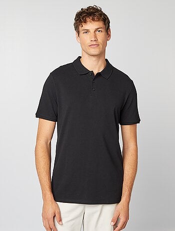 Polo à manches courtes homme en maille piquée uni