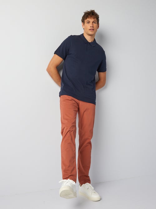 Polo homme en maille piquée uni - Kiabi Polo homme en maille piquée uni - Kiabi