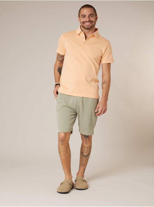 Polo homme en matière piquée 'Deeluxe' - Kiabi