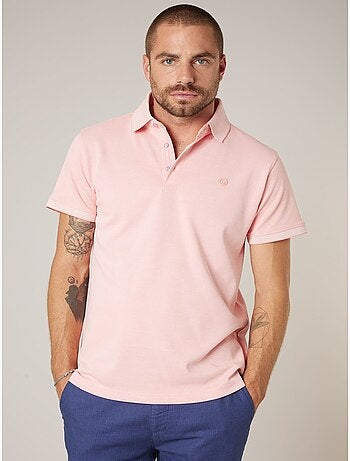 Polo homme en matière piquée 'Deeluxe'