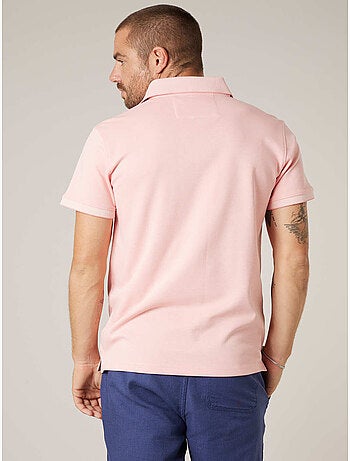 Polo homme en matière piquée 'Deeluxe'
