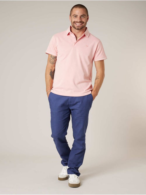 Polo homme en matière piquée 'Deeluxe' - Kiabi